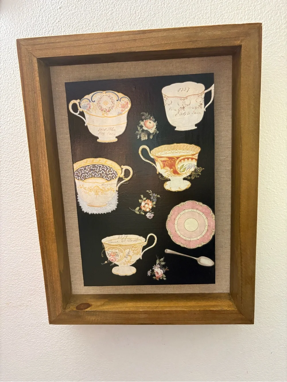 Framed Teacup Art Print